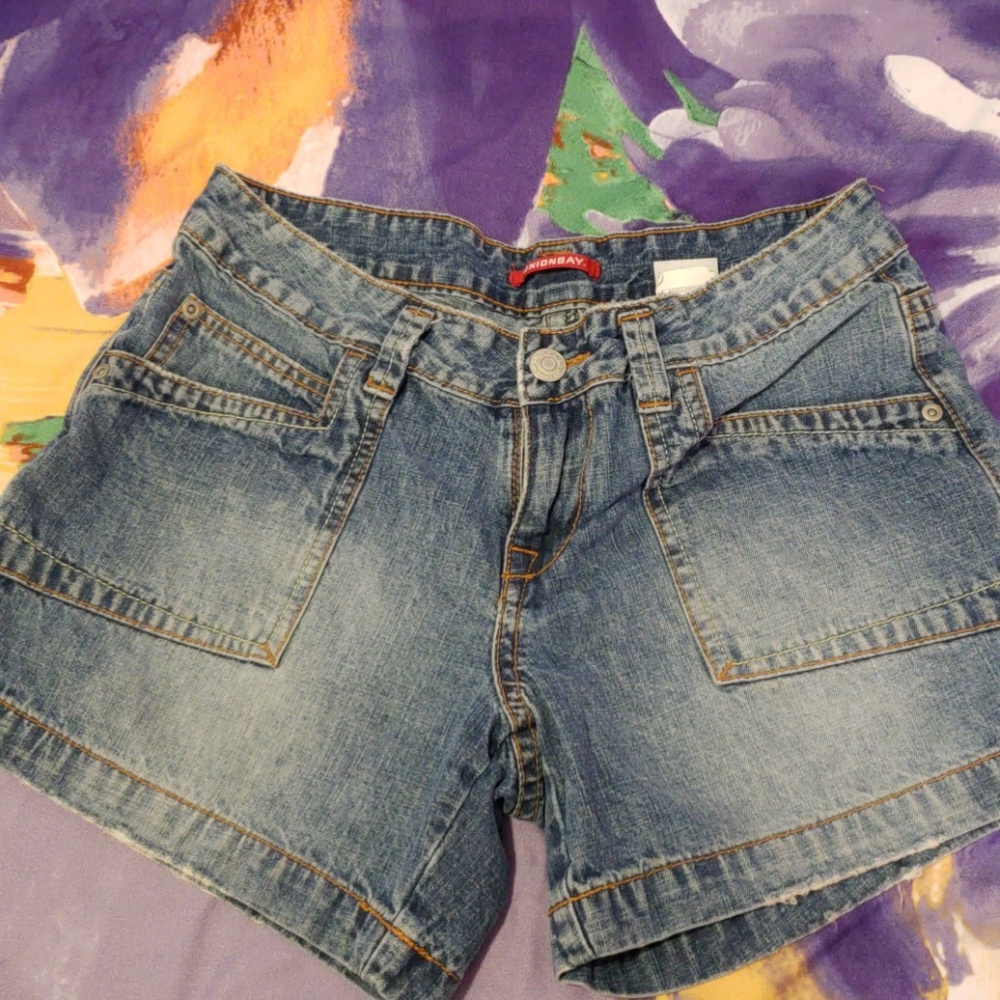 Blue jean shorts